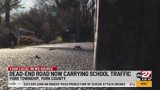 York County school access road installed against neighborhood opposition