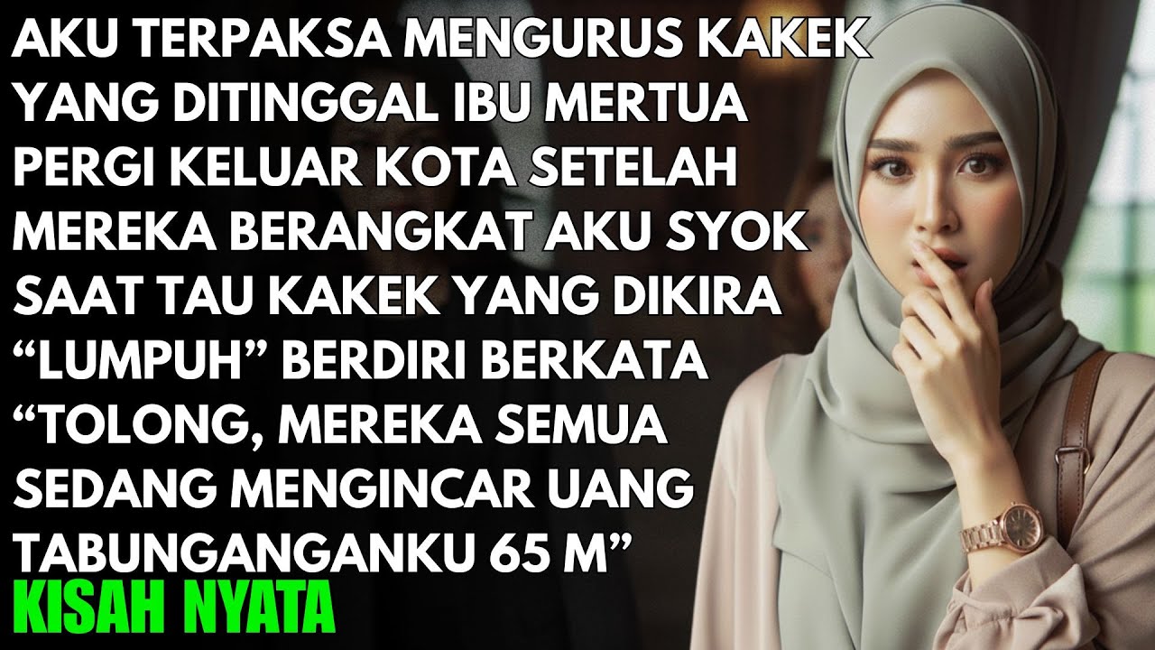 AKU TERPAKSA MENGURUS SEORANG KAKEK LUMPUH SAAT IBU MERTUA PERGI KELUAR KOTA - AKU SYOK TERNYATA...