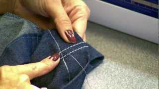 Learn How To Hem Jeans With Brother Muvit Digital Dual Feed