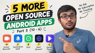 Best Open Source Android Apps 2026 😱 5 MORE Amazing Open Source Android Apps Open Source Apps Part 3