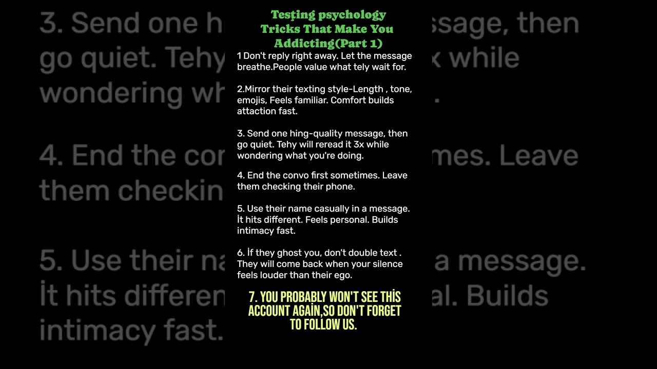 Texting psychology Tricks That Make You Addictive (PART 1)