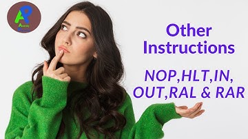 Other Instructions | SAP 2 Instruction Set | #5