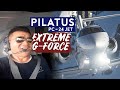 Test Flight on Pilatus PC-24 Jet. Extreme G-Force!