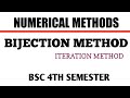 Bijection Method|Numerical Methods|Bsc 4th Semester