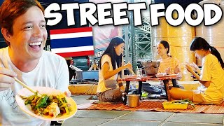 Eating Like A Local  Crazy STREET FOOD Experience in KORAT