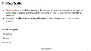 Intro to Sniffing | Unveiling the Secrets of Network Traffic Analysis | Introduction to Sniffing