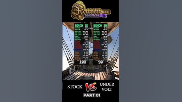 Heaven Benchmark 01 Stock VS Undervolt #shorts