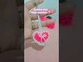💝 Crochet mini heart keychain 💖#crochet #shorts #diykeychain