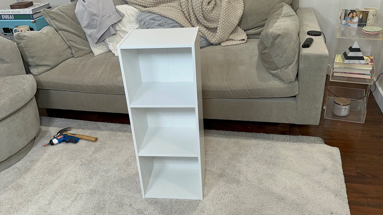 Unboxing & Assembling the Furinno Luder 3 Tier Bookcase