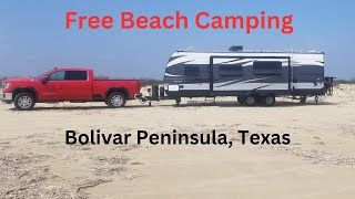 Pros and Cons of free beach camping in Texas