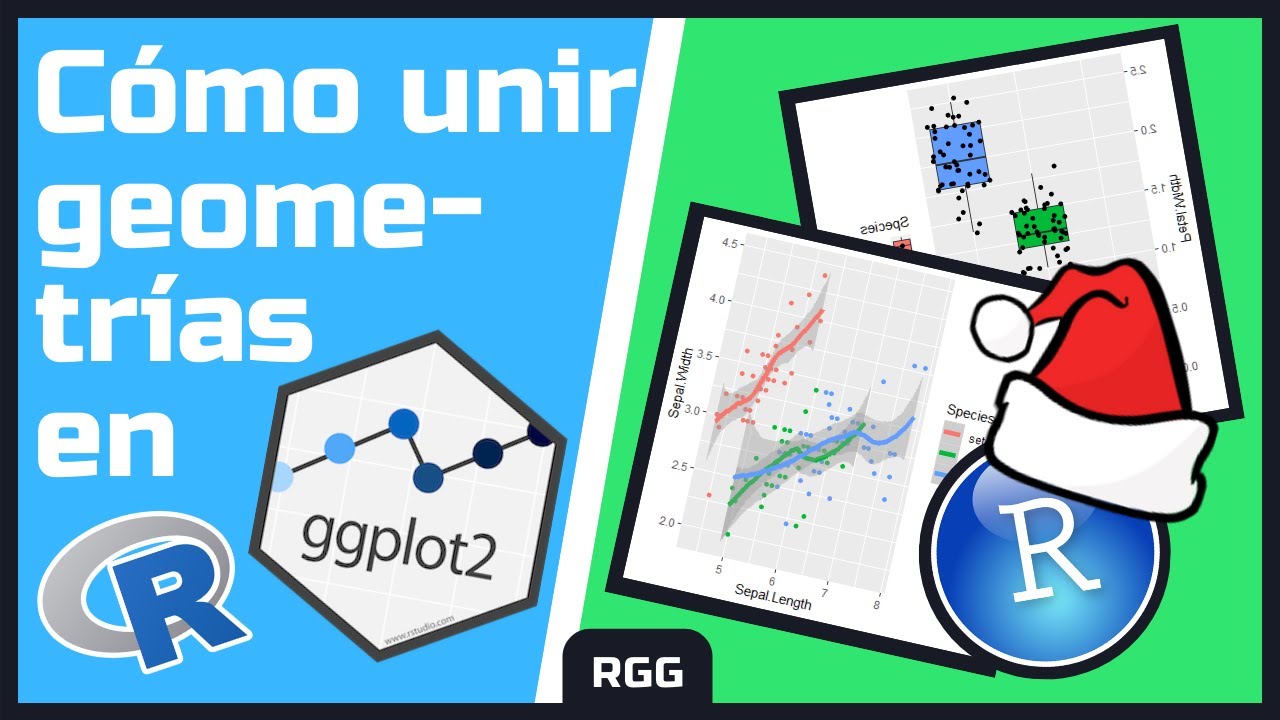 Cómo SUPERPONER varías GRÁFICAS [ ggplot + R y RStudio ]