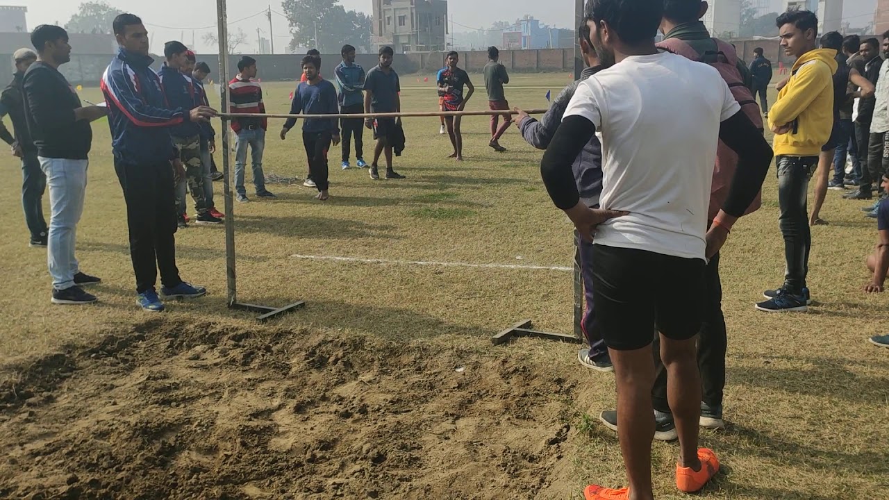 High jump selections in Model Public Education college YouTube