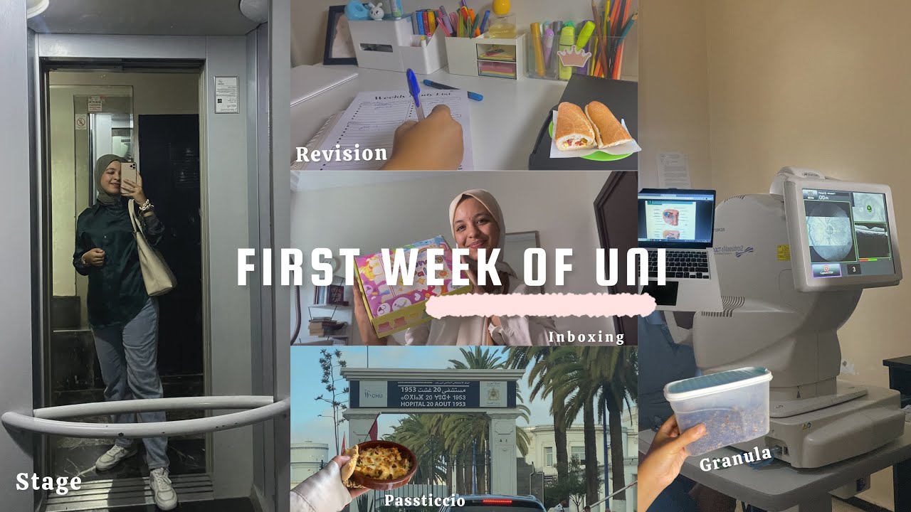 First week as a 5th medstudent🩻 🎬 (stages..CHU..) | كيفاش دوزت اول اسبوع فالمستشفى 🩺👩🏻‍⚕️