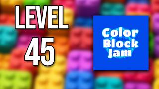 Color Block Jam Level 45 Solution (Walkthrough)