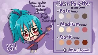 HOW TO COLOR SKIN - Paint Tool SAI   SKIN PALETTE