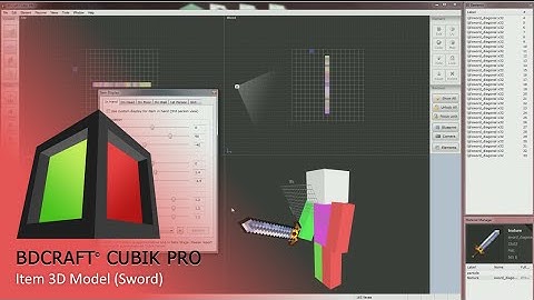 BDcraft Cubik PRO - Tutorial #6 - Custom Item from scratch