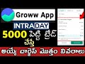Groww App Brokerage Charges & Hidden Fees Explained | Groww Intraday Charges Telugu | Groww App