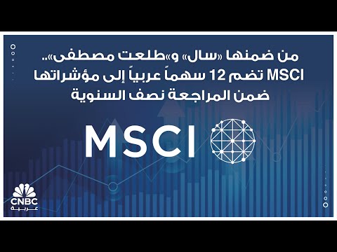 من ضمنها "سال" و"طلعت مصطفى".. MSCI تضم 12 سهماً عربياً إلى مؤشراتها ضمن المراجعة نصف السنوية