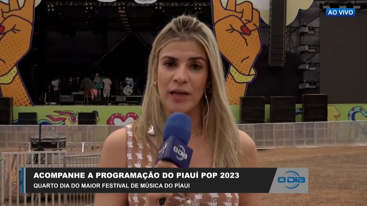Bastidores do quarto dia de programação do festival Piauí Pop 07 07 2023