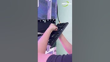 Installing led display is as easy as building blocks #leddisplay #ledvideowall #ledwall #ledscreen