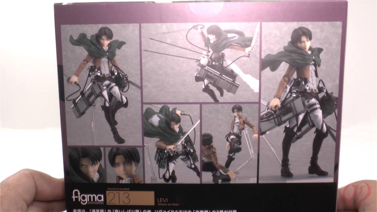 trailer - Figma 213 - Attack on Titan Shingeki no Kyojin - Levi