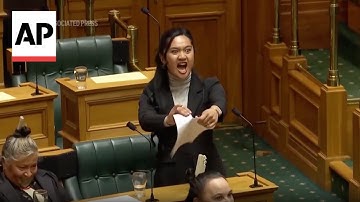 Lawmakers use haka to protest in New Zealand