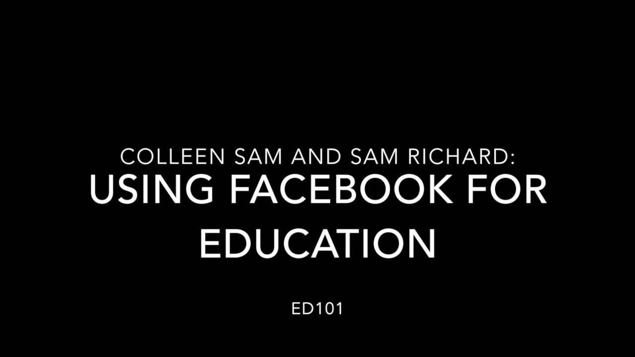 Facebook for Education