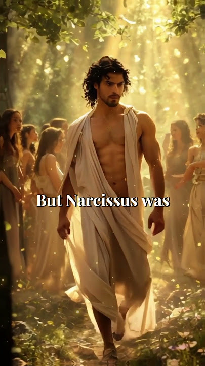 The tragic tale of Echo and Narcissus 😭 || part 1|| #greekmythology #greekmythologytiktok