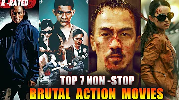 TOP 7 Non -Stop ACTION MOVIES IN THE WORLD  | HINDI DUBBED ACTION MOVIES |BRUTAL ACTION MOVIES