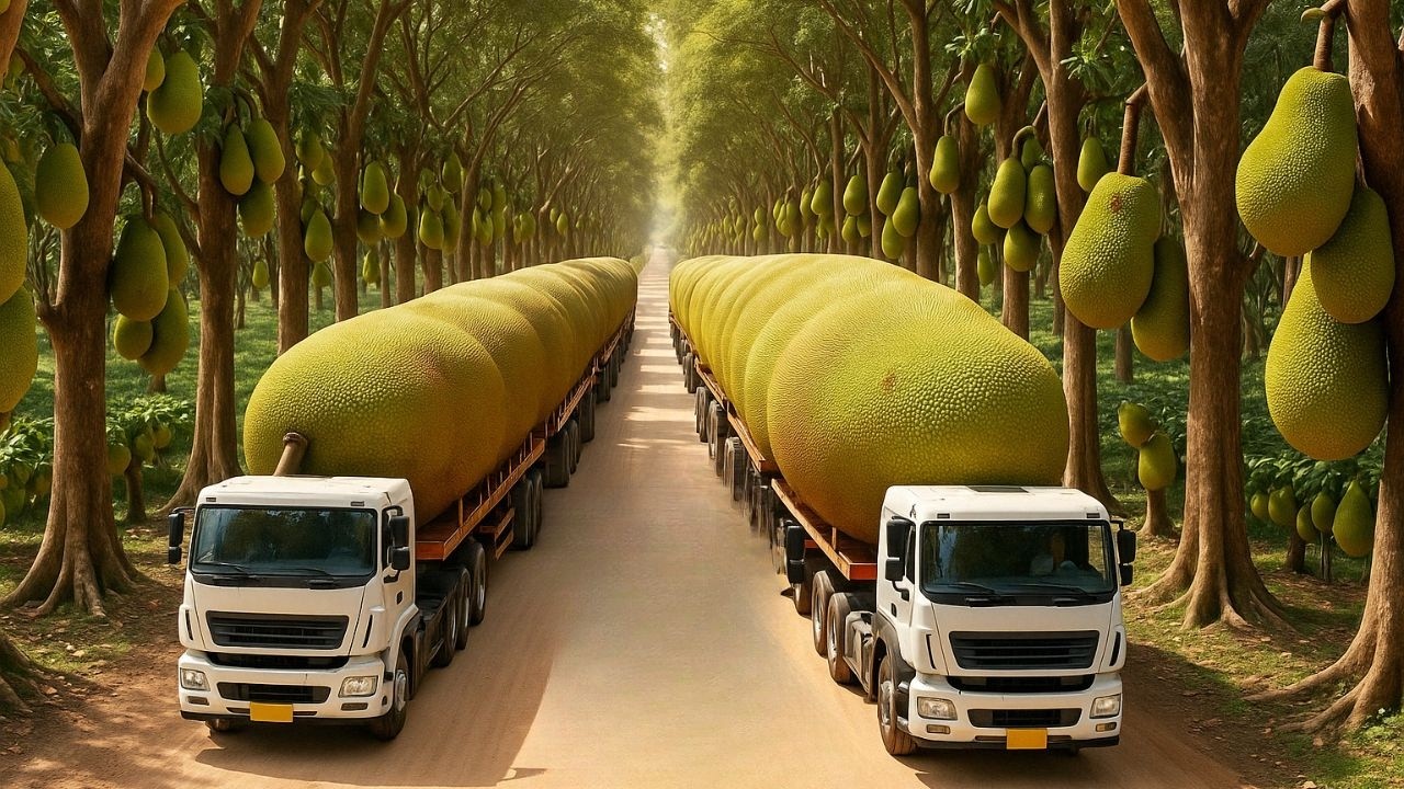 La asombrosa cosecha de yaca de Tailandia | De la granja a las delicias de la comida callejera