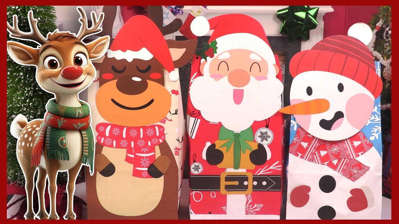 Surprises de Noël 🌲 Père Noël, Bonhomme de Neige, Renne
