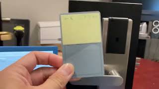 ALV2- How to interrogate a lock via Card. Find out who went in/out of a room.