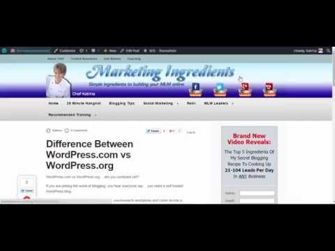 Difference Between WordPress.com vs WordPress.org | Chef Katrina