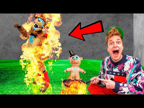 пранканули ФРЕДДИ ФАЗБЕРА куклой вуду! *аниматроник из фнаф 9 в реальной жизни* | кукла вуду СЕРИЯ 8