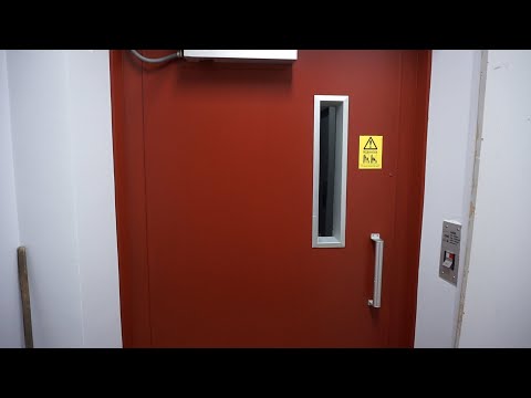 Machine Room Tour Original 1978 DEVE Holeless Hydraulic Elevator Holmgatan 11 Falun Sweden