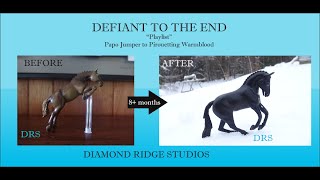 DEFIANT TO THE END: From start to finish |DRASTIC Model Horse| Diamond Ridge Studios|