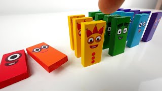 Numberblocks Backwards Domino is Satisfying & ASMR