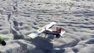 Multiplex PC-6 on Snow with floats