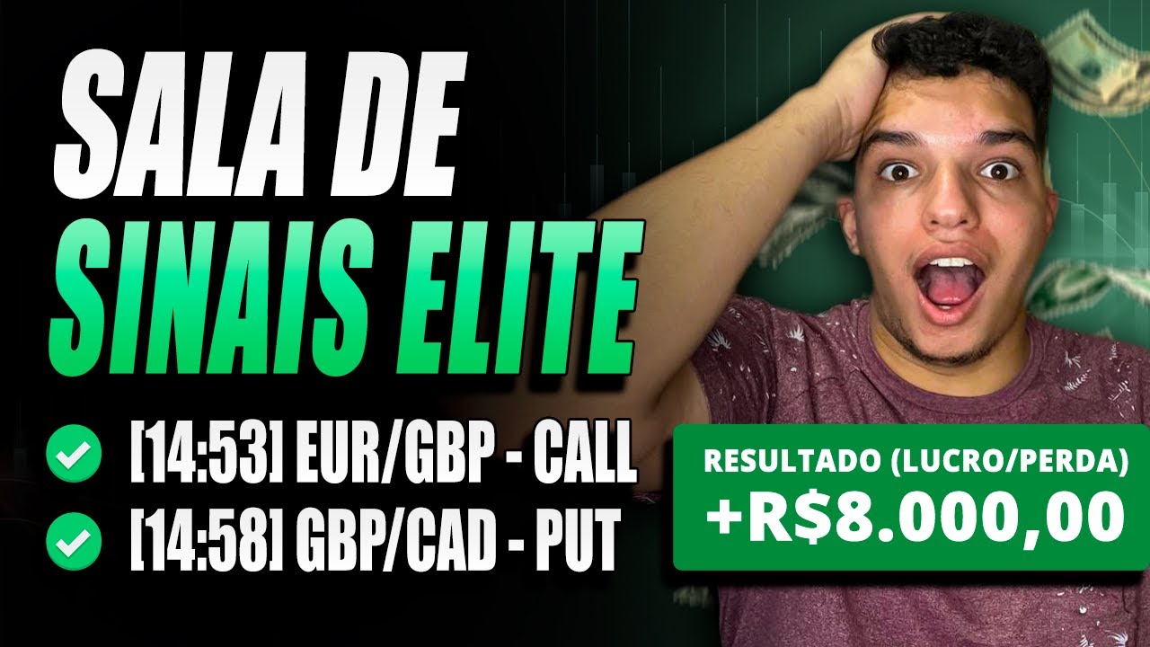 [VIP] Lucrando +R$8.000 nas Opções Binárias com SALA DE SINAIS (SEM GALE) |  ELITE TEAM