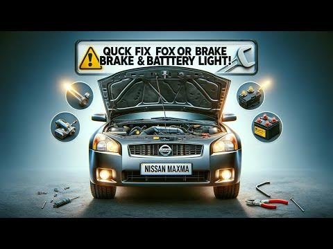 2005 - 2008 Nissan Maxima brake and battery light on. Alternator issue