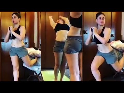 Kareena Kapoor Workout In Gym Today New Videos
