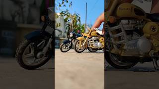 3 Scale Model Royal Enfield Bullet 500 Classic 500 Himalayan 500 Diecast Offroading miniature stunt