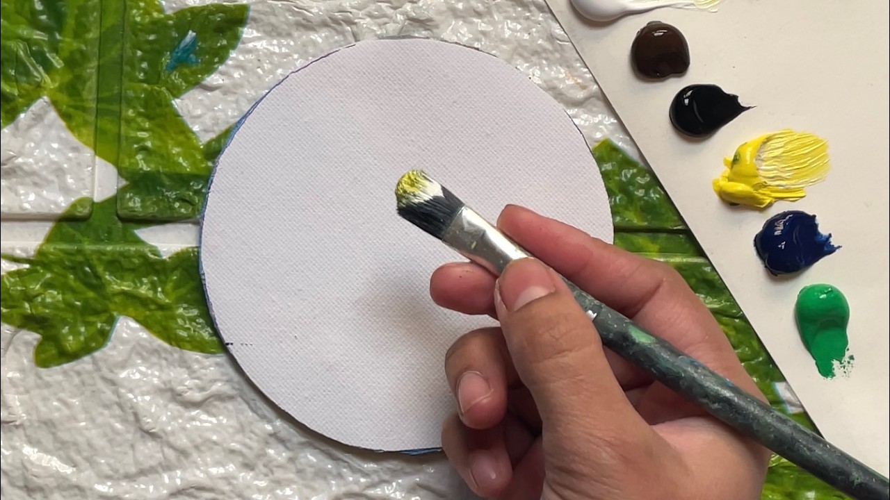 How to Paint a Serene Autumn River Scene | Easy Acrylic Landscape Tutorial