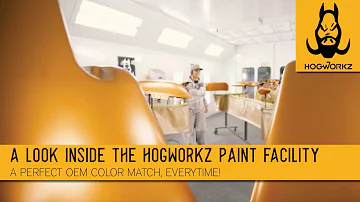 Harley Parts Painted Daily! A Look Inside HOGWORKZ State of the art Paint Facility