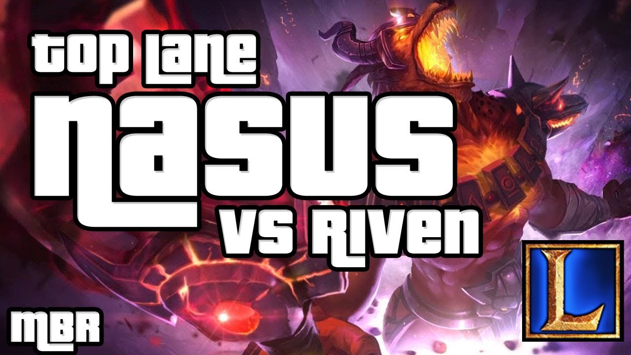 Infernal Nasus Vs Riven Top lane - Team Builder Beta - Season 4 League of Legends Gameplay - HD