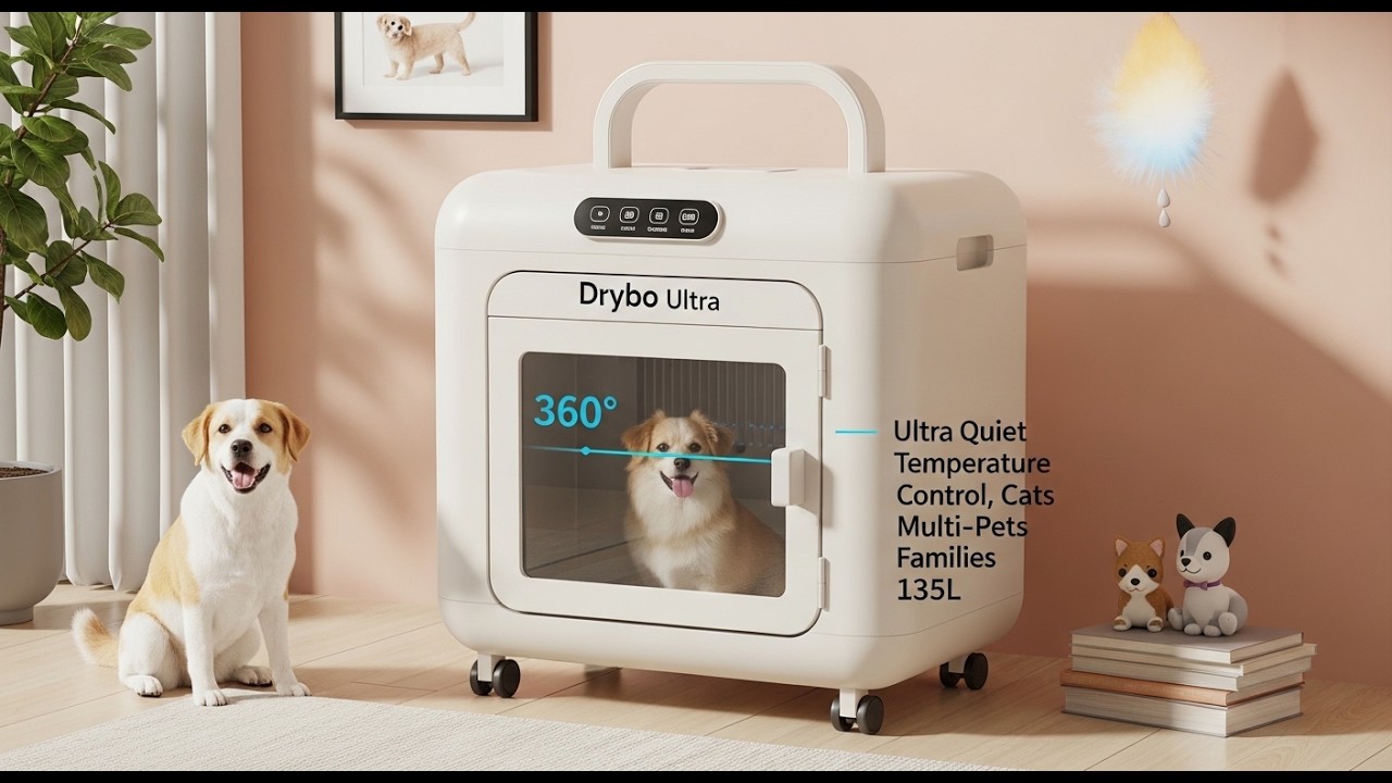 Моя собака НЕНАВИДЕЛА сушилку для белья... До СЕГОДНЯШНЕГО ДНЯ! 🐾 Отзыв о сушилке HomeRunPet Dryb...