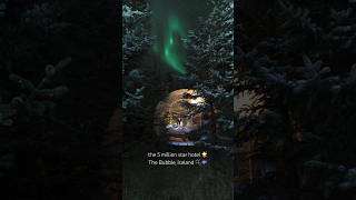 I STAYED IN A 5 MILLION STAR HOTEL🌟🫧🇮🇸  #iceland #shorts