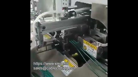 Double head Dip Tin Machine Fully Automatic 10 wire Cutting Line Stripping Twisting Double Head Dip