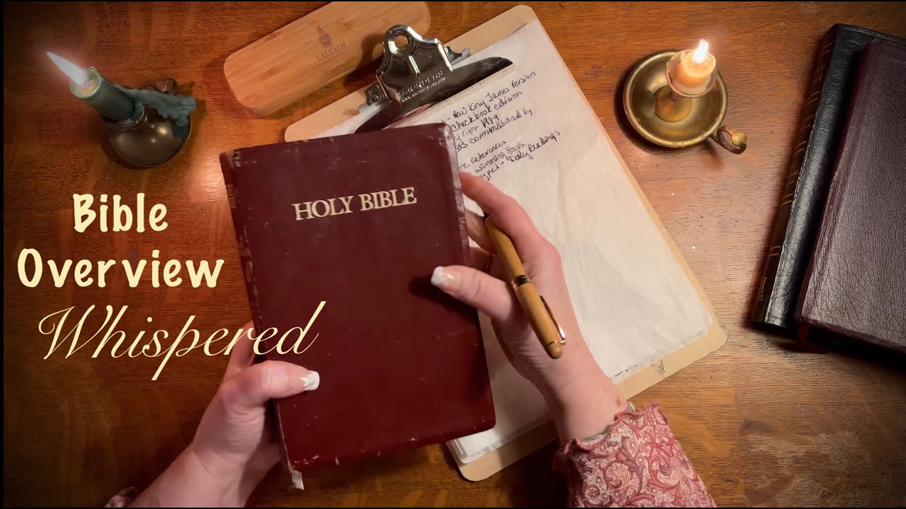 ASMR Request/Bible Overview (Whispered) Writing with fountain pen (no talking version tomorrow)