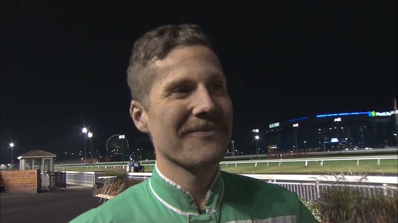 September 9, 2023 - NJ Classic Final 3YOF Pace interview with Jordan Stratton